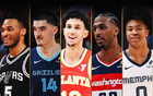 NBA新秀一陣：卡斯?fàn)?、伊迪、威爾斯、里薩謝、薩爾最佳陣容。