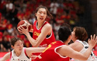 中國(guó)女籃三連勝，張子宇、韓旭共得36分。