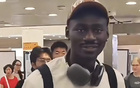恩拉沃抵滬，初印象“瘦高”