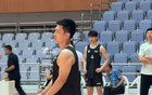 陳培東謝家鄉(xiāng)球迷，愿籃球少年得佳績。