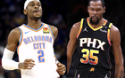 亞歷山大杜蘭特中投對(duì)比，NBA官網(wǎng)揭秘