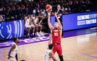 王俊杰百發(fā)百中，中國(guó)男籃大勝印度，亞洲杯兩連勝！
