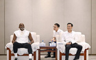 嘉興書記會見NBA球星老貓