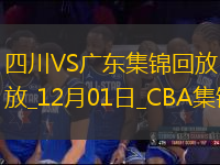 12月01日CBA常規(guī)賽 四川 - 廣東 精彩鏡頭