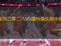深圳二零二八VS溫州俱樂部中胤